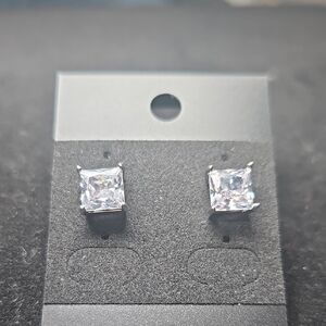 Classic Elegant Silver Stud Earrings